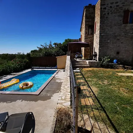 Magnifique En Pierres 6 Personnes Avec Piscine Privee Ardeche Plein Sud *